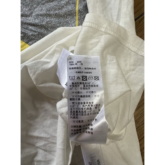 Armani Exchange AX Shirt Women Size Large Cotton Short Sleeve Graphic Print NWT - Picture 11 of 14